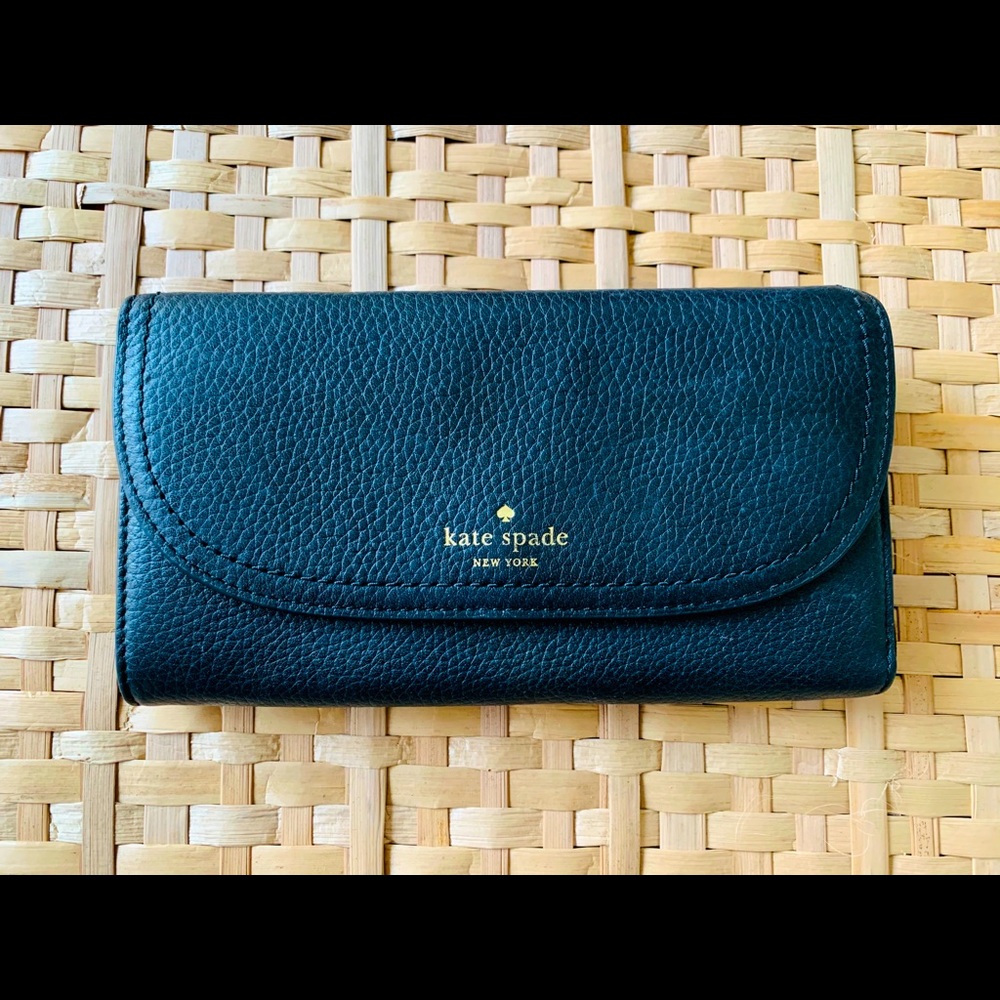 Kate Spade Black Leather Wallet